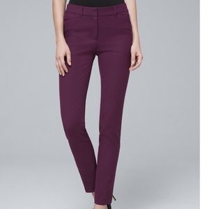 White House Black Market Purple Ankle Pants